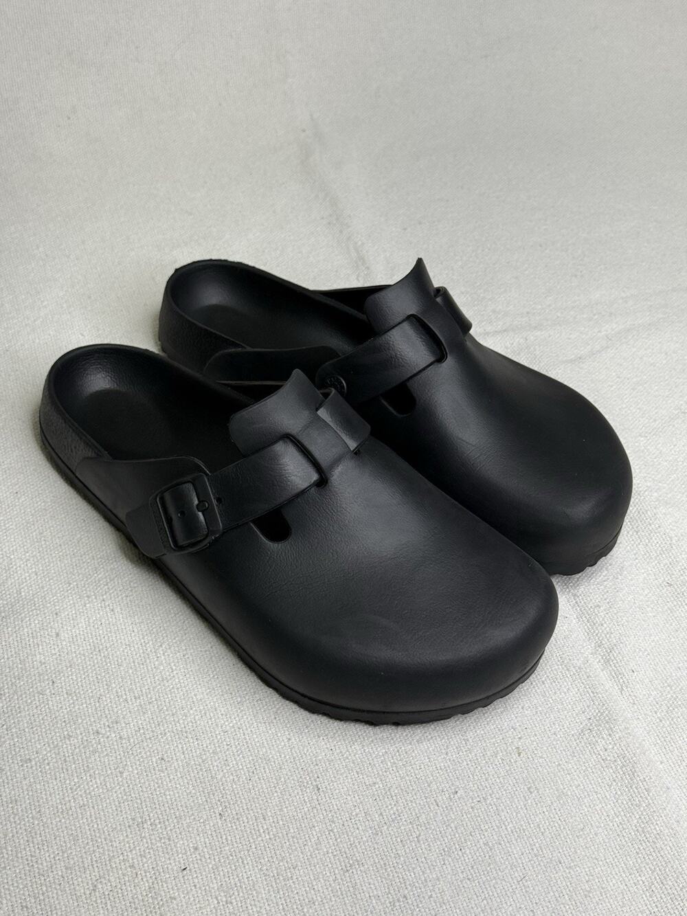 Birkenstock Boston Essentials EVA Black Size 42 US 11 Narrow Sandals Mule Clogs